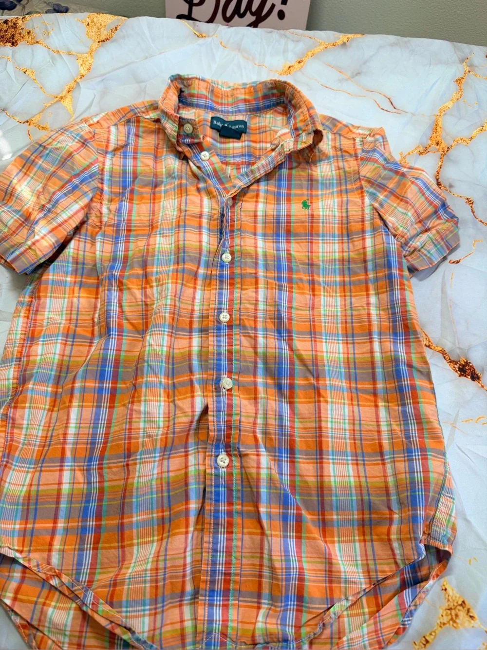 Ralph Lauren boys button shirt size M